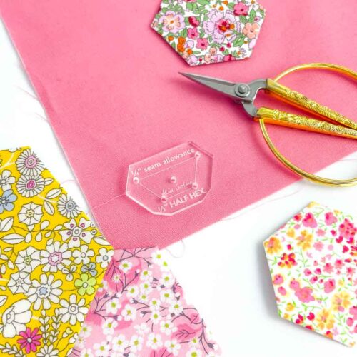 acrylic shape for English paper piecing