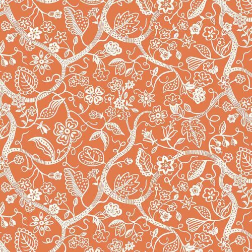 Liberty Quilting Cotton Budding Branches C 1.45m Remnant (Box Q)