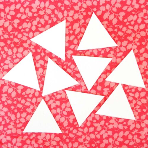 Triangle EPP Paper Pieces