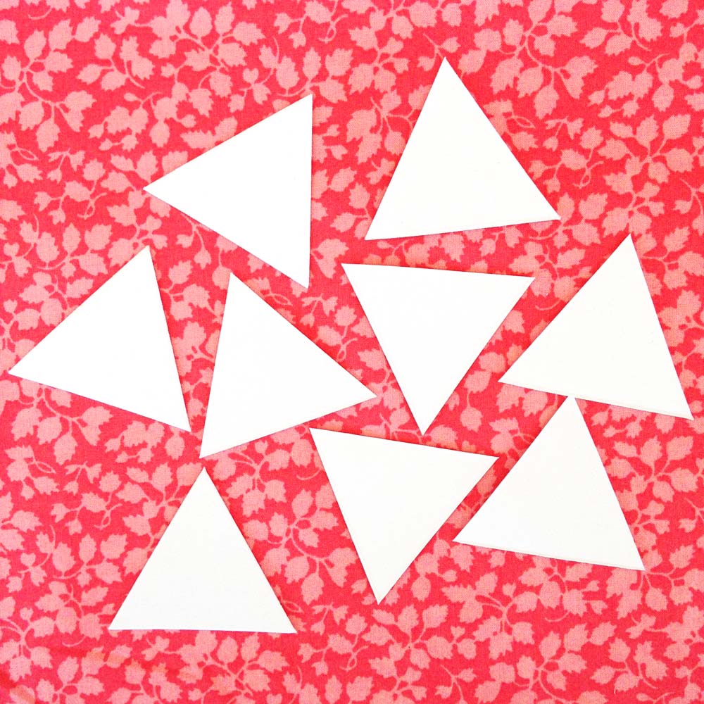 Triangle EPP Paper Pieces