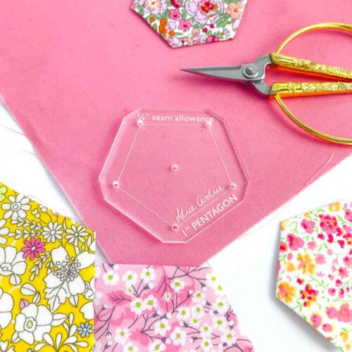 acrylic shape for English paper piecing
