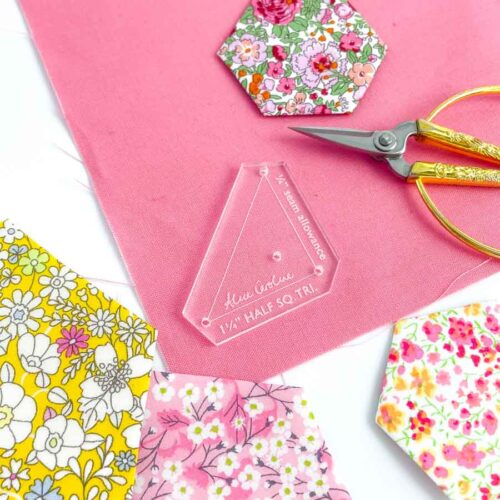acrylic shape for English paper piecing