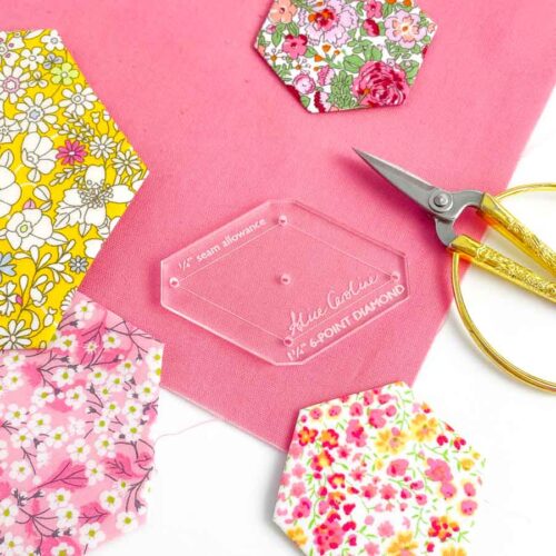 1 1/4 inch diamond acrylic template