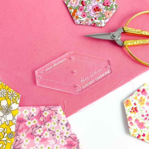 1 1/4" diamond acrylic shape