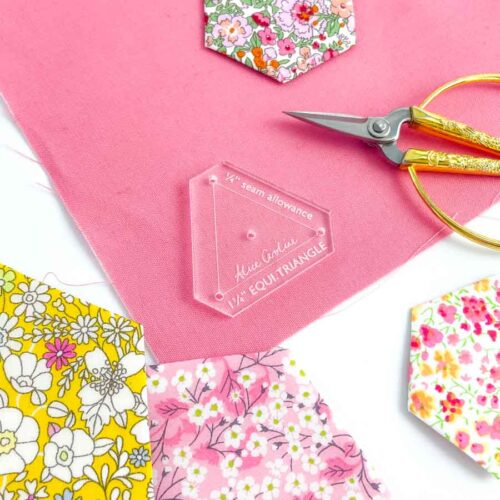 acrylic shape for English paper piecing
