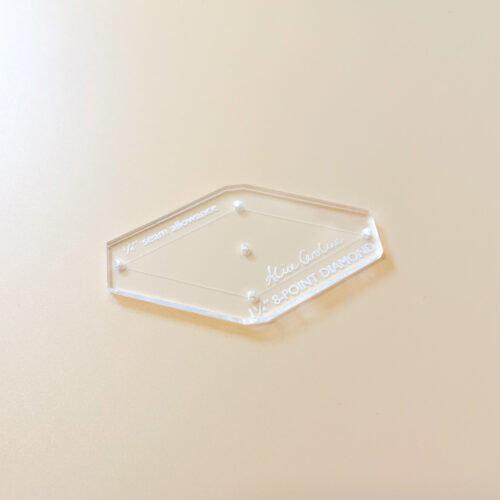 1 1/4" diamond acrylic shape