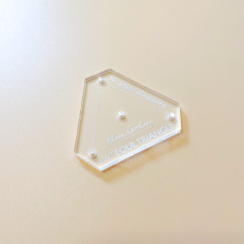 1 1/4" Triangle Acrylic Shape