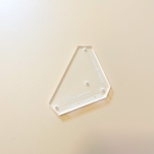 1 1/2" Half Square Triangle Template