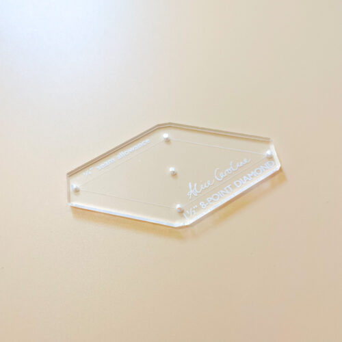 1 1/2 diamond acrylic shape