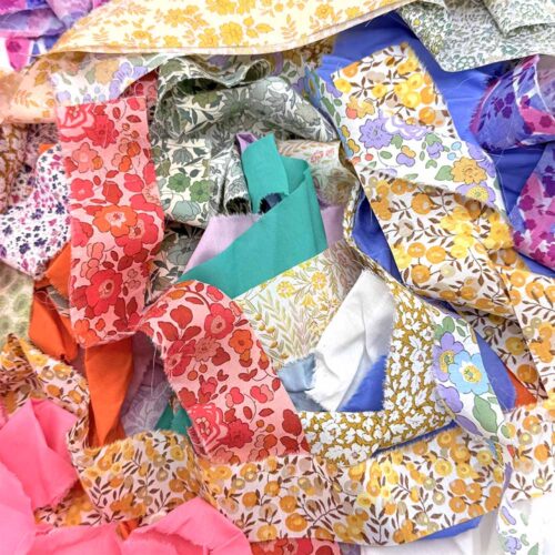 SALE Liberty Tana Lawn Multi-Coloured Ribbons 100g