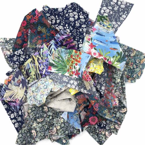 Liberty Tana Lawn Fabric Multi-Coloured Scrap Pack - 115g