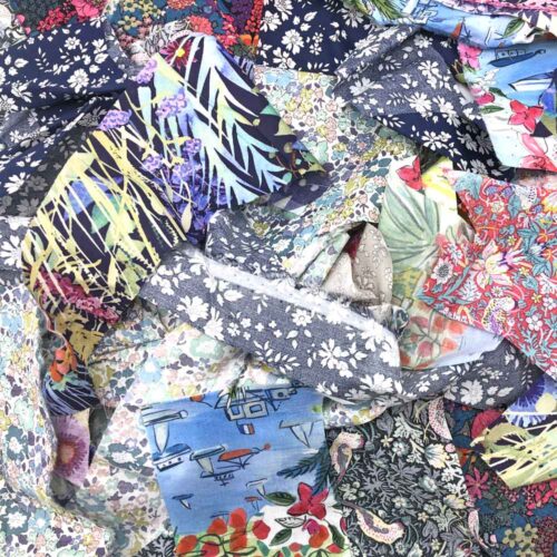 Liberty Tana Lawn Fabric Multi-Coloured Scrap Pack - 115g - Image 2