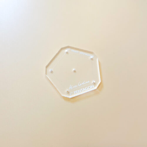 1" pentagon Acrylic Shape