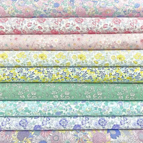 Exclusive Liberty Fabric Tana Lawn Small Susanna Pastel Party - Image 7