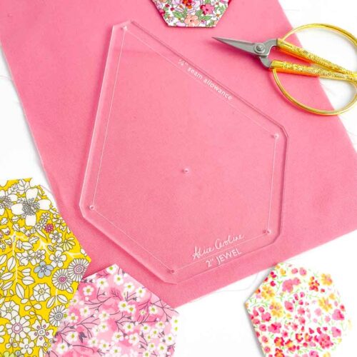 jewel acrylic cutting template