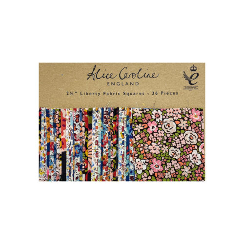 Liberty fabric autumn charm squares