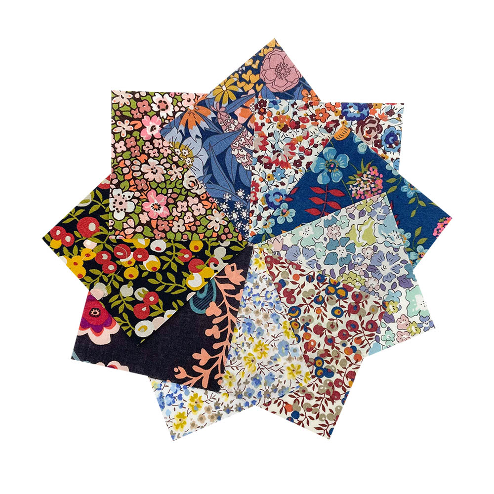 Liberty Fabric autumn charm squares