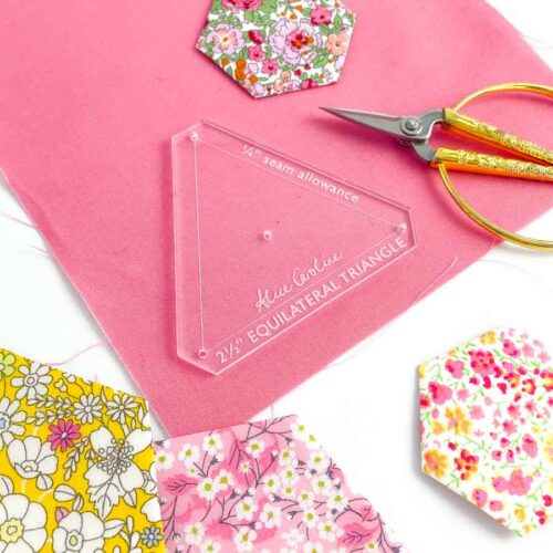 acrylic shape for English paper piecing