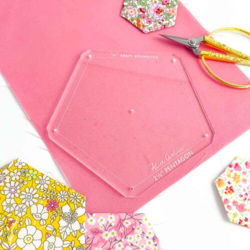 acrylic shape for English paper piecing