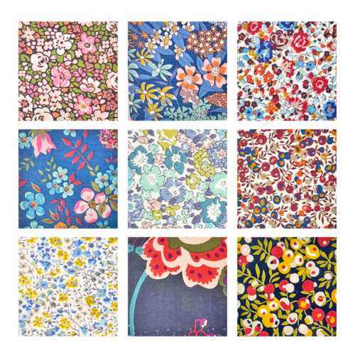 Liberty Fabric Tana Lawn 2.5" Autumnal Charm Squares | 36pcs