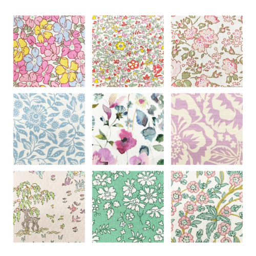 Liberty Fabric Tana Lawn 2.5" Pastel Charm Squares | 36pcs