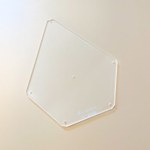 2 1/2" jewel acrylic template