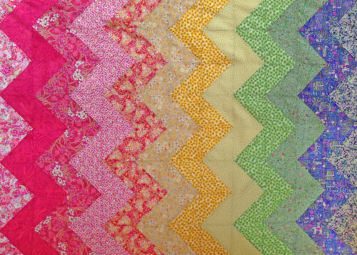 PATTERN : Chevron Rainbow Quilt Pattern - Image 2