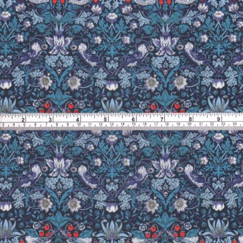 Liberty Tana Lawn Fabric Strawberry Thief M - 9" x 26.5" piece only - Image 3