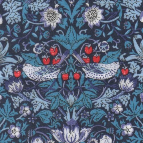 Liberty Tana Lawn Fabric Strawberry Thief M - 9" x 26.5" piece only - Image 2