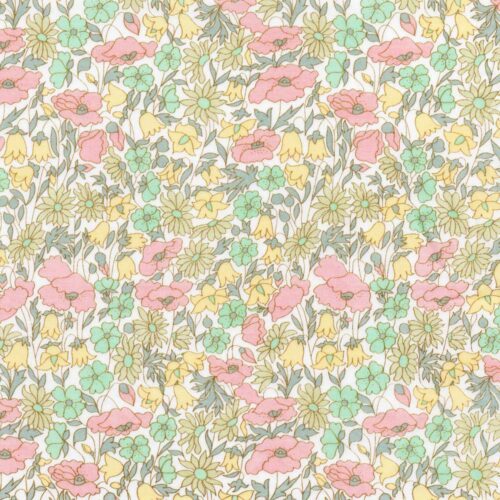 Liberty Tana Lawn Fabric Poppy and Daisy B