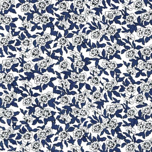 Liberty Fabric Tana Lawn Dynasty A 0.62m Remnant (Box M)
