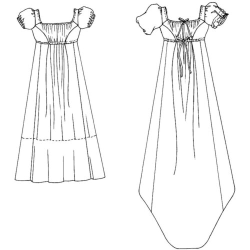 Folkwear Empire Dress Sewing Pattern 215 - Image 6