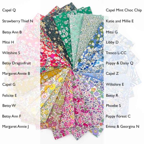 Liberty Fabric Tana Lawn® 24 Fat Quarters Rainbow Selection 333 - Image 6