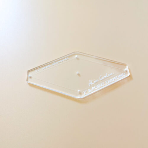 2" diamond acrylic shape