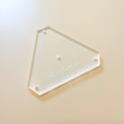 2" Triangle Acrylic Shape