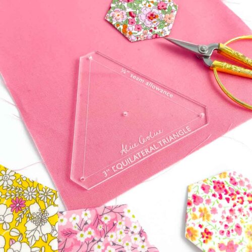 acrylic shape for English paper piecing