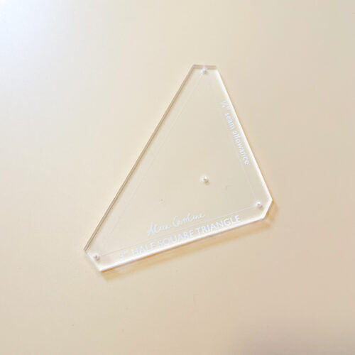 3" Half Square Triangle Template