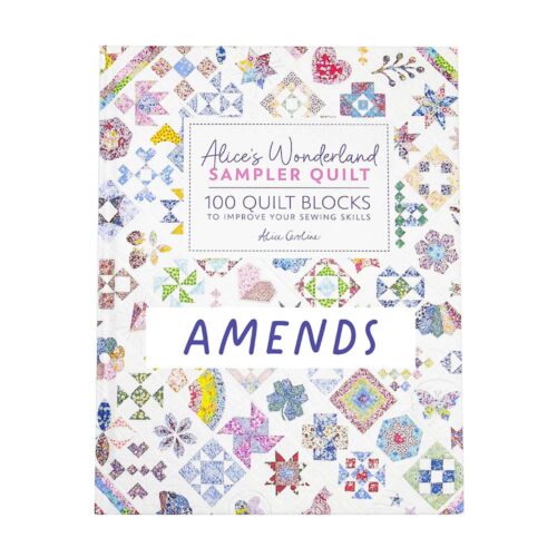 Amends to the Alice's Wonderland Sampler Quilt Book - Instant Download