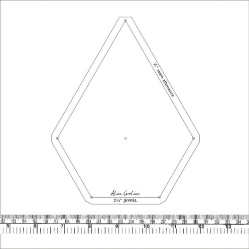 acrylic shape for English paper piecing