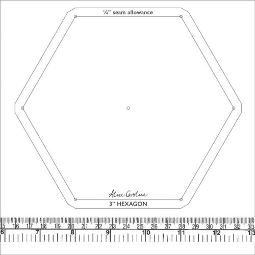 acrylic shape for English paper piecing