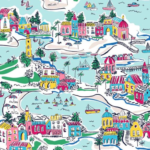 Liberty Quilting Collection Adventure Coast B