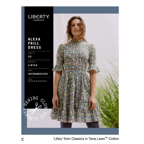 Liberty Dress Pattern Alexa Frill Dress