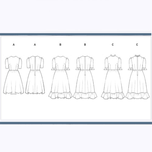 Liberty Dress Pattern Alexa Frill Dress - Image 4