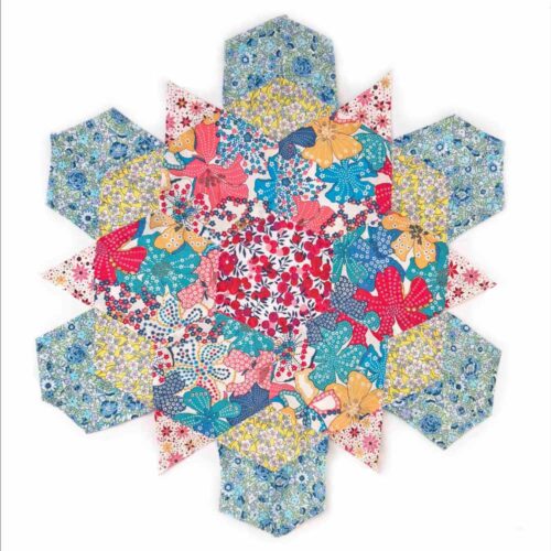 Individual Snowflake Quilt Block Kit -Amelie Block 5 - Image 2