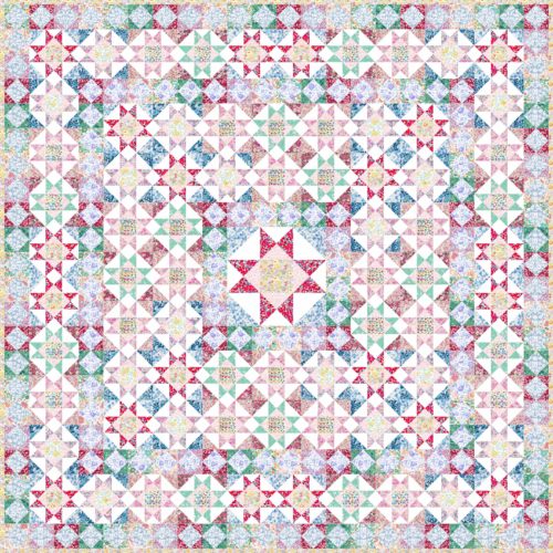 Liberty Andromeda Quilt Rainbow