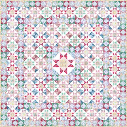 Liberty Andromeda Quilt Rainbow