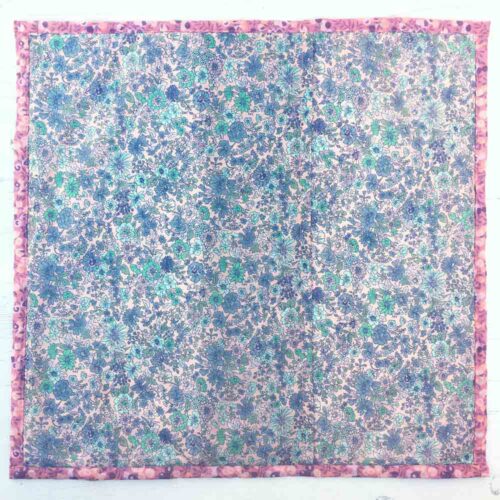 Liberty Tana Lawn® Anna's Stars Cushion Kit - Red & Blue - Image 7