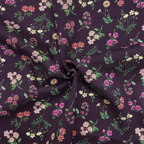 Liberty fabric scrunched