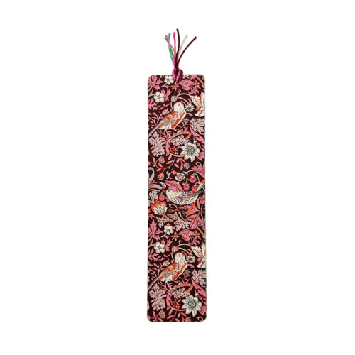 Liberty Bookmark Strawberry Thief Pink