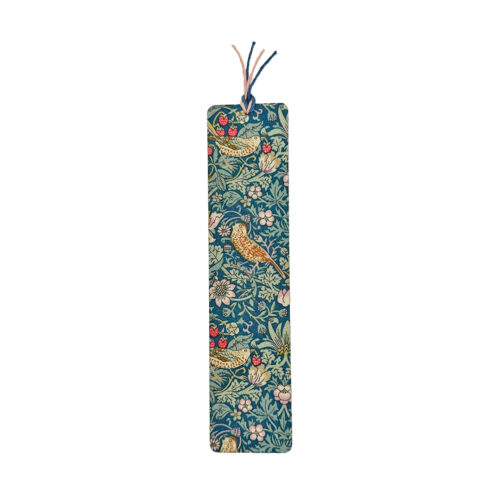 Liberty Bookmark Strawberry Thief Teal